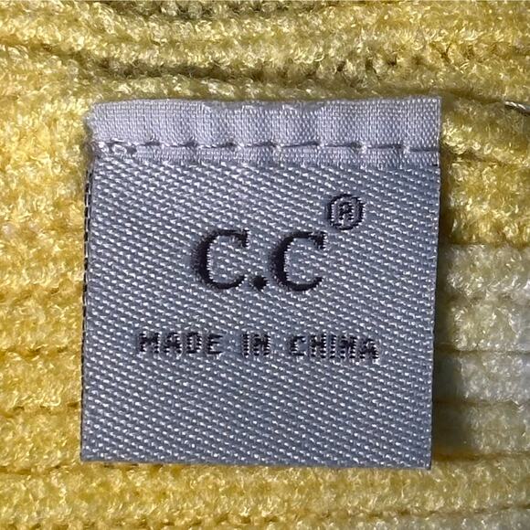 NEW! Kid’s Teal Blue or Yellow Gray Tie Dye Pom Pom Ribbed Beanie (K0082) - Picture 8 of 13